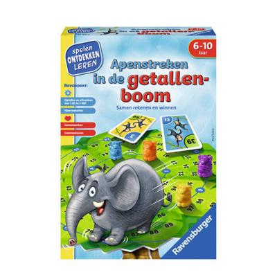Ravensburger Apenstreken in het getallenbos kaartspel