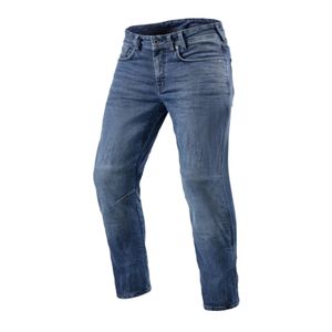 REV'IT! Detroit 2 TF, Motorjeans heren, Blauw lengte 34