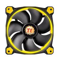 Ventilateur de boitier Thermaltake compatible Riing 12 LED Jaune 120 * 120 (12cm)