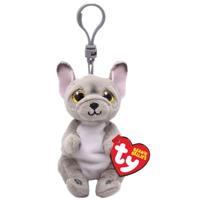 TY Beanie Bellies Clip Knuffel Hond Wilfred 10 cm - thumbnail