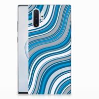 Samsung Galaxy Note 10 Plus TPU bumper Waves Blue
