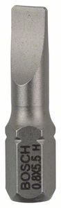 Bosch Accessoires Bit extra-hard S 0,8x5,5, 25 mm 25st - 2607001463