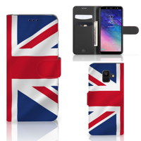 Samsung Galaxy A6 2018 Bookstyle Case Groot-Brittannië