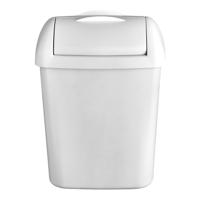 Dameshygiënebak quartzline 8 liter wit