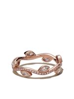 De Beers Jewellers 18kt rose gold Adonis Rose diamond band - thumbnail