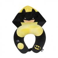 Ridaz opblaasbaar nekkussen met capuchon Batman 29 cm zwart/geel