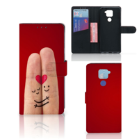 Xiaomi Redmi Note9 Wallet Case met Pasjes Liefde - Origineel Romantisch Cadeau