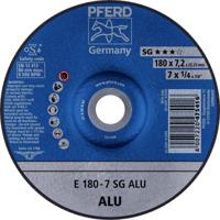 PFERD 62217622 E 180-7 SG ALU Afbraamschijf gebogen Diameter 180 mm Boordiameter 22.23 mm Aluminium, Non-ferrometaal 10 stuk(s) - thumbnail