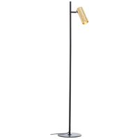 Brilliant Vloerlamp Marty zwart met goud G80054/86 - thumbnail