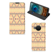 Nokia X20 | X10 Hoesje met Magneet Aztec Yellow