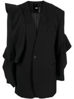 JNBY blazer sans col à volants - Noir