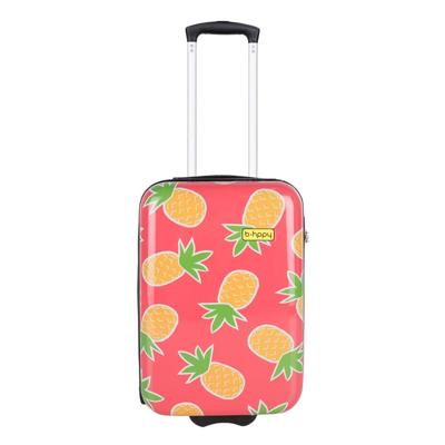 Bhppy Pretty Pineapple Trolley 55 roze Harde Koffer Bhppy Pretty Pineapple Trolley 55 roze Harde Koffer