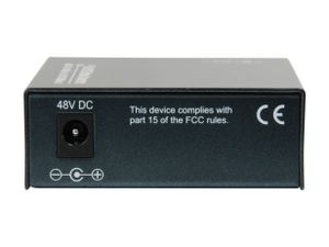 LevelOne GVT-2012 netwerk media converter 1000 Mbit/s Zwart