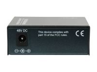 LevelOne GVT-2012 netwerk media converter 1000 Mbit/s Zwart - thumbnail