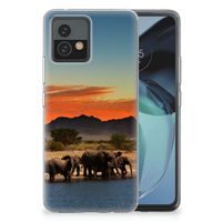 Motorola Moto G72 TPU Hoesje Olifanten