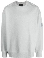 Y-3 sweat à logo imprimé - Gris