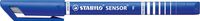 STABILO SENSOR fineliner, 0,3 mm, blauw