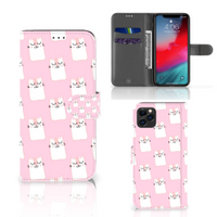 Apple iPhone 11 Pro Max Telefoonhoesje met Pasjes Sleeping Cats