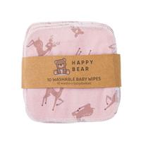 HappyBear Billendoekjes - Set van 10 - Oh Deer