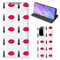 Samsung Galaxy S20 Hoesje met Magneet Lipstick Kiss