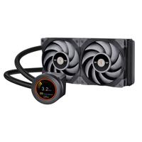 Thermaltake CL-W322-PL12GM-B koelsysteem voor computers Processor Alles-in-één vloeistofkoeler 12 cm Zwart, Grijs - thumbnail