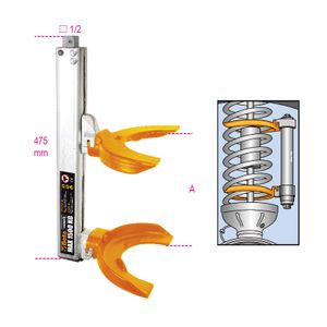 Beta Veerspanner voor MacPherson en gelijkwaardige schokdemperveren 1555/Q - 015550006