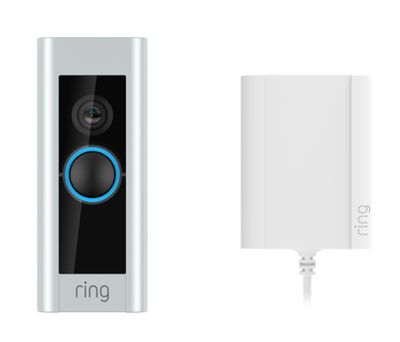 ring Video Doorbell Pro Plugin 2 Buitenunit voor Video-deurintercom via WiFi WiFi Nikkel (mat)