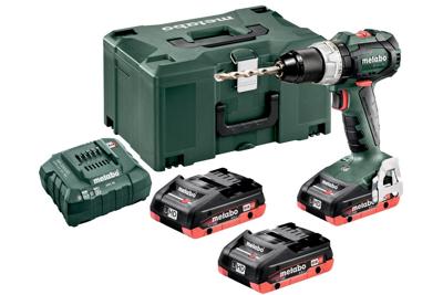 Metabo BS18LTBL Set 18V Boorschroefmachine met 3x4,0Ah Accu's en ASC 55 - 602325940