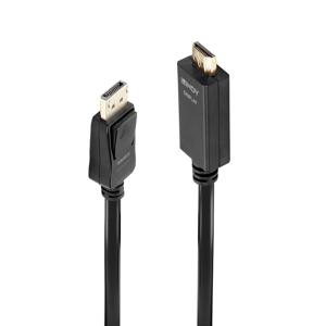 LINDY 36924 DisplayPort-kabel DisplayPort / HDMI Adapterkabel DisplayPort-stekker, HDMI-A-stekker 5.00 m Zwart