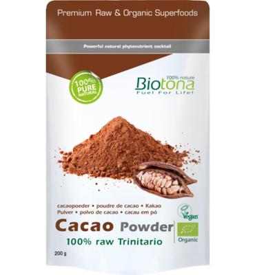 Biotona Biotona Cacao Raw Powder Bio (200g) Biotona Biotona Cacao Raw Powder Bio (200g)