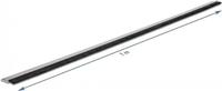 Delock Borstelstroken 20 mm met aluminium profiel recht - lengte 1 m