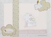 Interbaby lakenset wieg Beer 110 x 82 cm polyester beige 3-delig