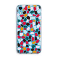 Colored Giraffe: iPhone XR Transparant Hoesje - thumbnail