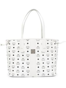 MCM sac à main Liz à motif monogrammé - Blanc