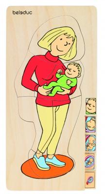 beleduc lagenpuzzel moeder 5 stukjes
