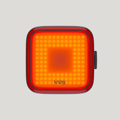 Knog achterlicht Blinder Square 100 lumen oplaadbaar led zwart