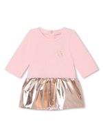 BOSS Kidswear robe à logo imprimé - Rose