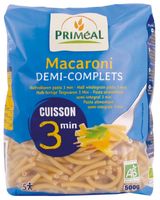 Macaroni halfvolkoren snelkook 3 minuten bio