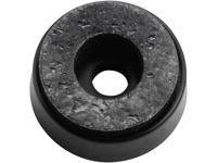 TRU COMPONENTS Stootbuffer schroef Zwart (Ø x h) 21 mm x 11.2 mm 1 stuk(s)