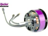 Hacker A30-22 S V4 Brushless elektromotor voor vliegtuigen kV (rpm/volt): 1440 Aantal windingen (turns): 22