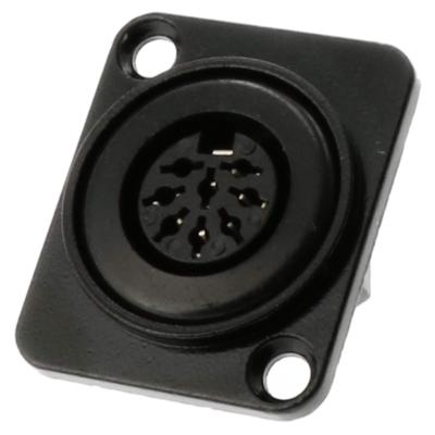 Devine DIN8DF 8-pins DIN chassisdeel