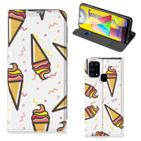 Samsung Galaxy M31 Flip Style Cover Icecream - thumbnail