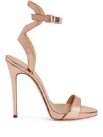 Giuseppe Zanotti sandales Gwyneth 120mm à design métallisé - Rose