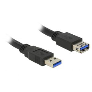 Delock USB-kabel USB 3.2 Gen1 (USB 3.0 / USB 3.1 Gen1) USB-A stekker, USB-A bus 5.00 m Zwart Vergulde steekcontacten 85058