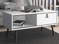 Salontafel RYO 1 lade 1 vak wit