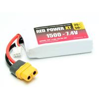 Red Power LiPo accupack 7.4 V 1500 mAh Softcase XT60 - thumbnail