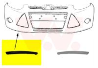 Spoiler ** Equipart ** VAN WEZEL, Inbouwplaats: Rechts voor, u.a. fÃ¼r Ford