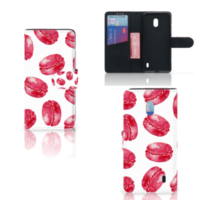 Nokia 2.2 Book Cover Pink Macarons