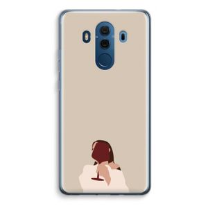 I drink wine: Huawei Mate 10 Pro Transparant Hoesje