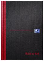 Notitieboek Oxford Black n&apos; Red A5 96vel lijn